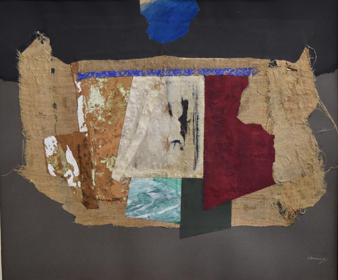 Leo Manso; 20thC. Modernist Collage Signed (1 of 7)