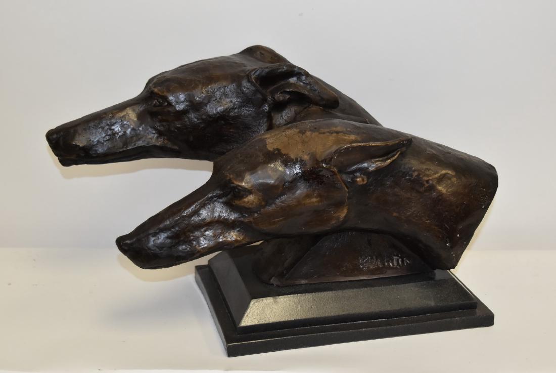 L. Bertin; Art Deco Bronzed Plaster Grouping Signed (1 of 6)