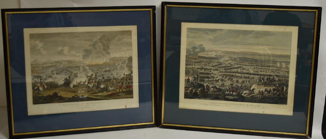 Pair of 19thC. Italian Hand Colored Engravings (1 of 5)