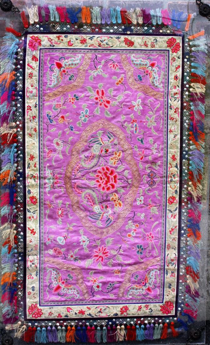 Chinese Embroidered Wall Hanging (1 of 7)