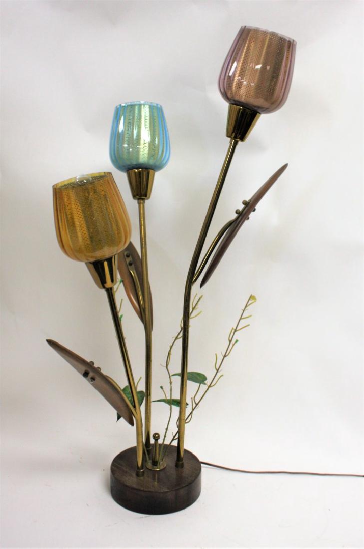 Danish Modern Three(3) Light Table Lamp (1 of 7)