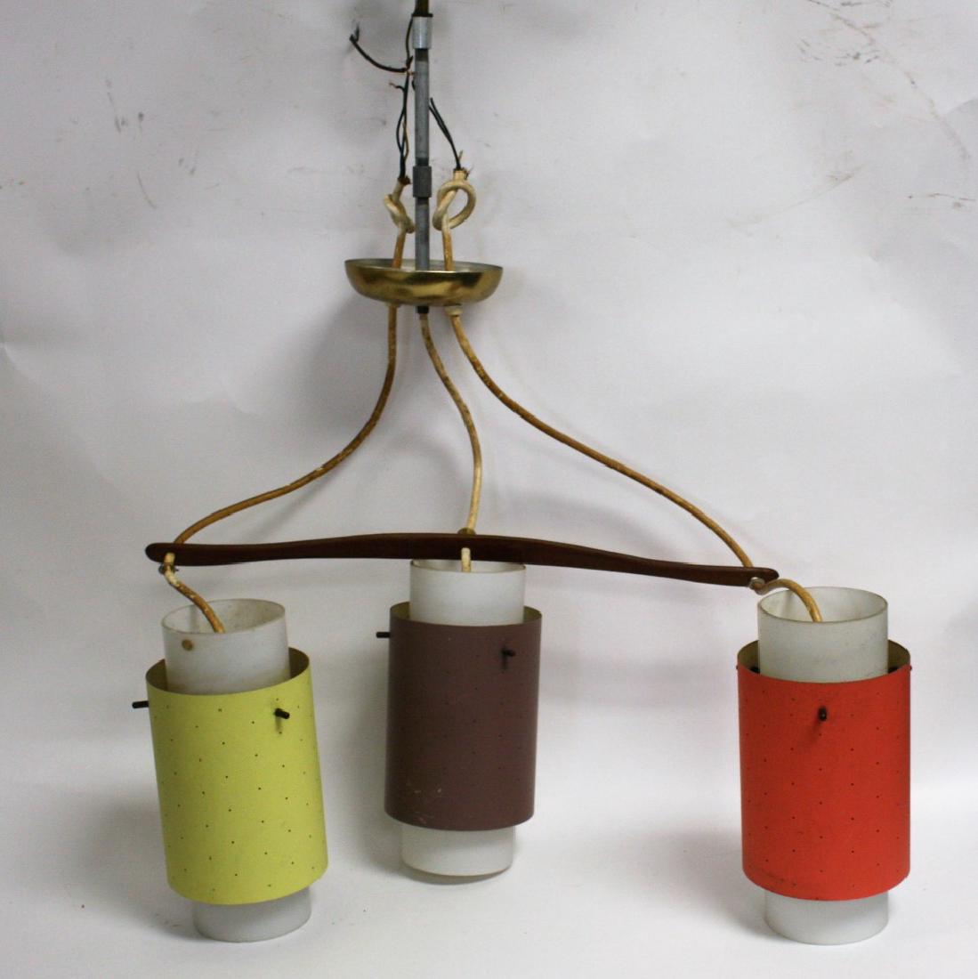 Mid Century Three(3) Light Hanging Fixture (1 of 6)
