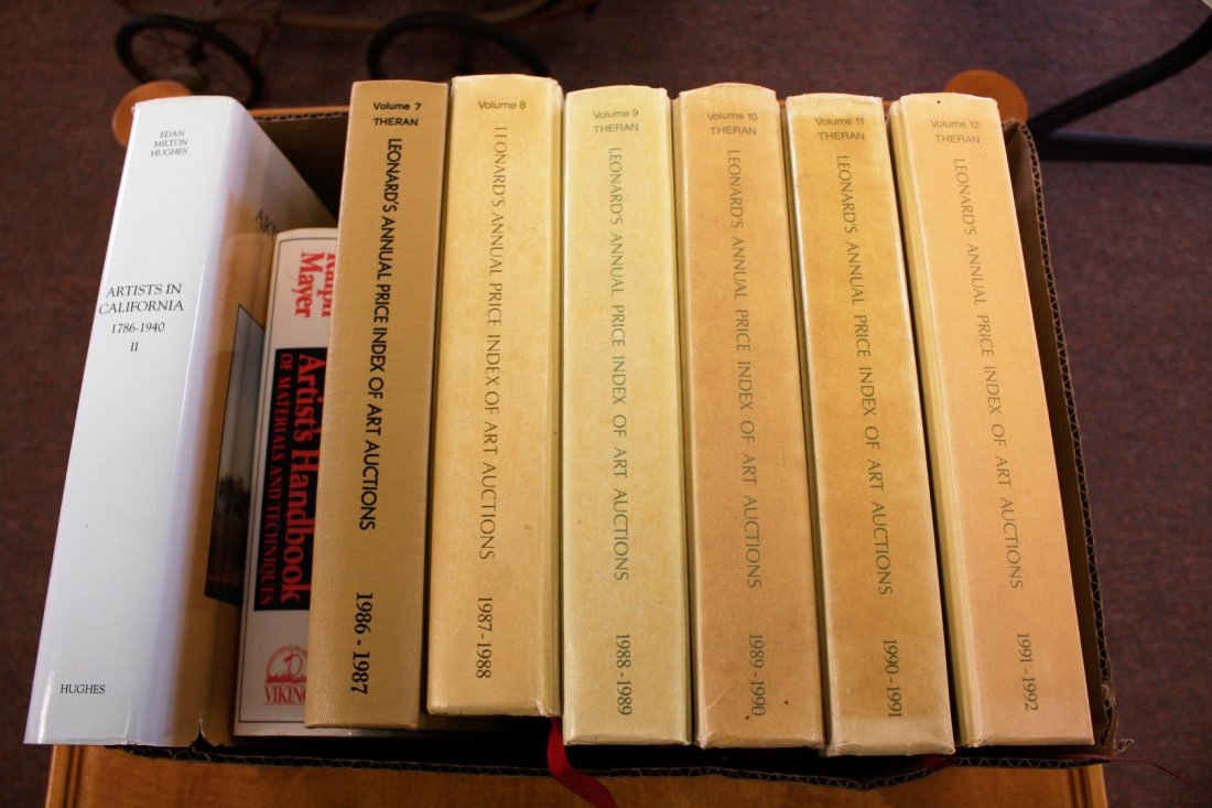 Box Lot of Art Reference Books(8) (1 of 1)