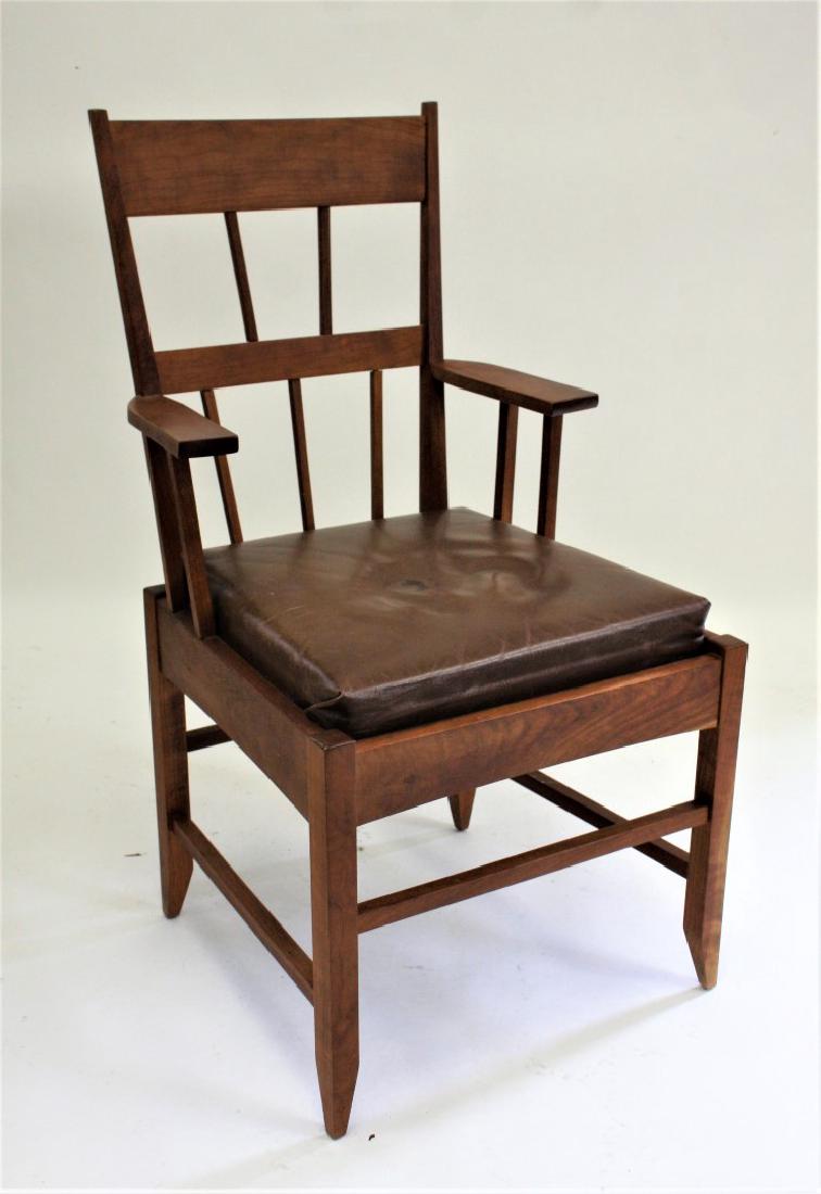 Custom Cherry Wood Office Chair (1 of 5)