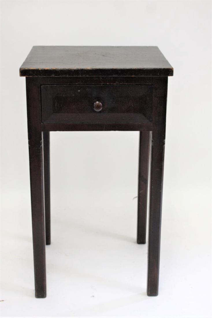 Country Pine One(1) Drawer Stand (1 of 4)