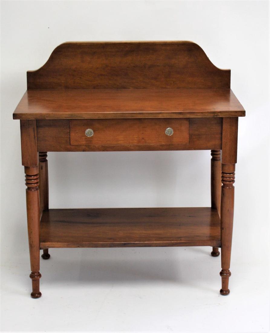 Country Pine One(1) Drawer Stand (1 of 5)