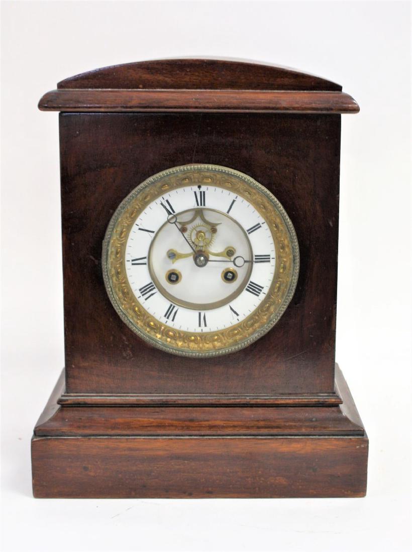 Antique Mahogany Mantle Clock (1 of 7)