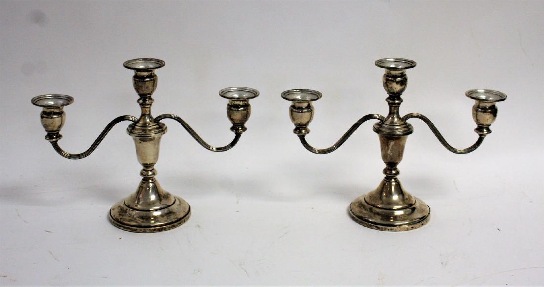 Pair of Sterling Silver Candelabra (1 of 5)