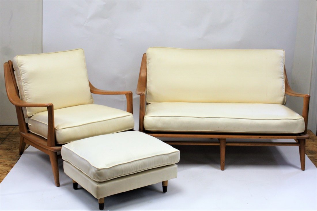 Heywood Wakefield Three(3) Piece Blonde Salon Set (1 of 10)