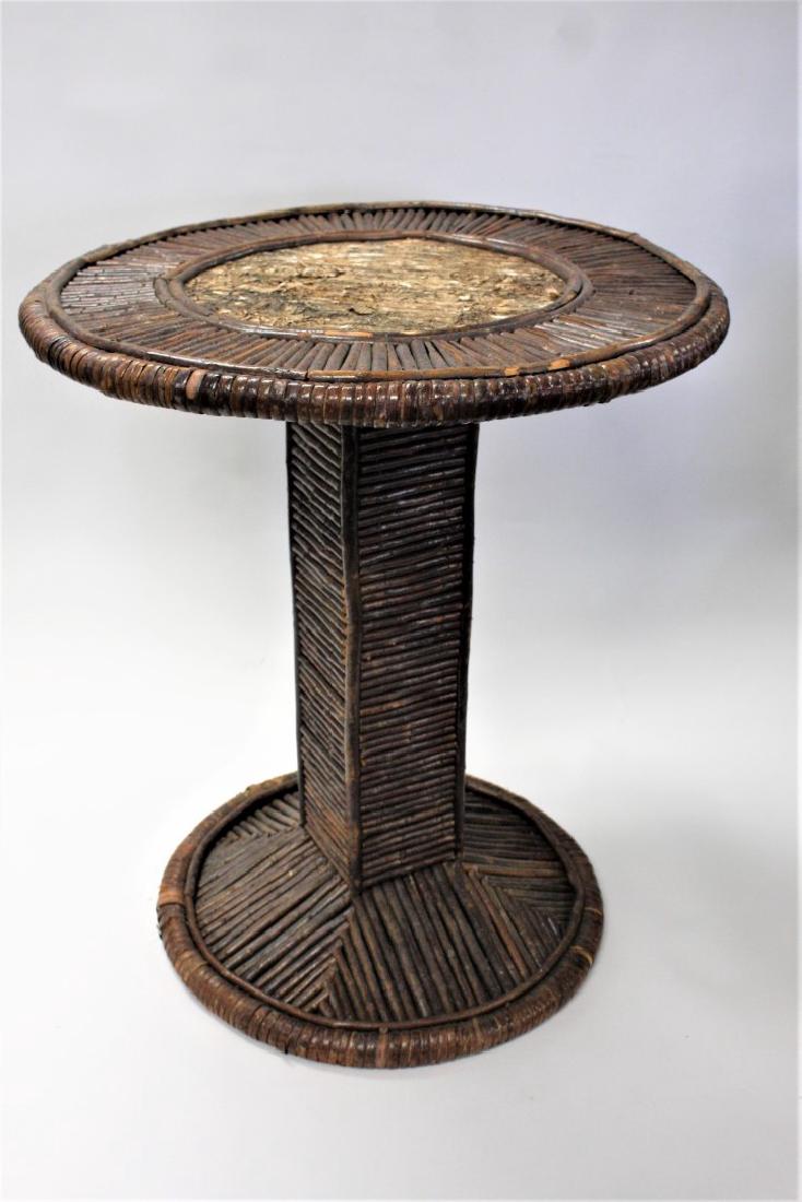 Adirondack Folk Art Pedestal Stand (1 of 3)
