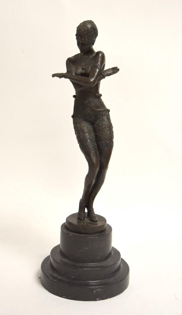 Ferdinand Preiss(after); Art Deco Bronze Dancer (1 of 4)