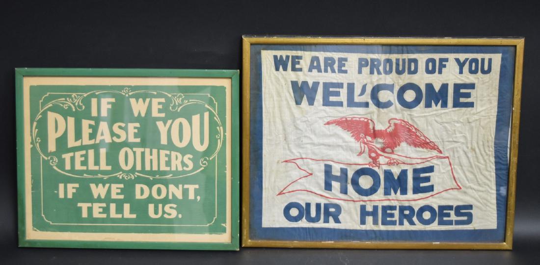 Two(2) Vintage Signs (1 of 4)