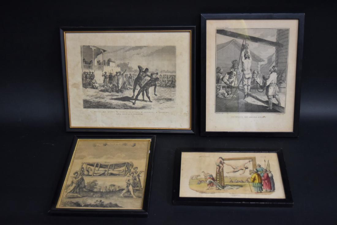 Four(4) Early Torture Prints (1 of 5)