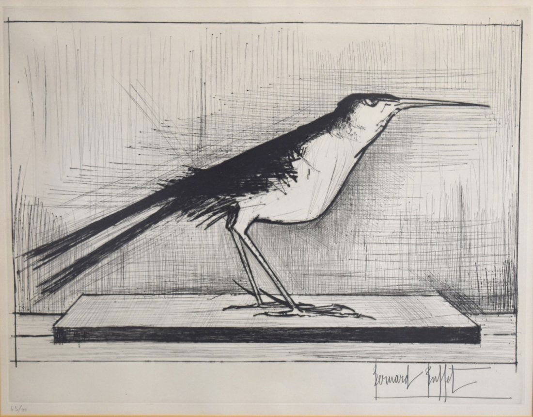 Bernard Buffet; 20thC. French Etching Sigend (1 of 5)