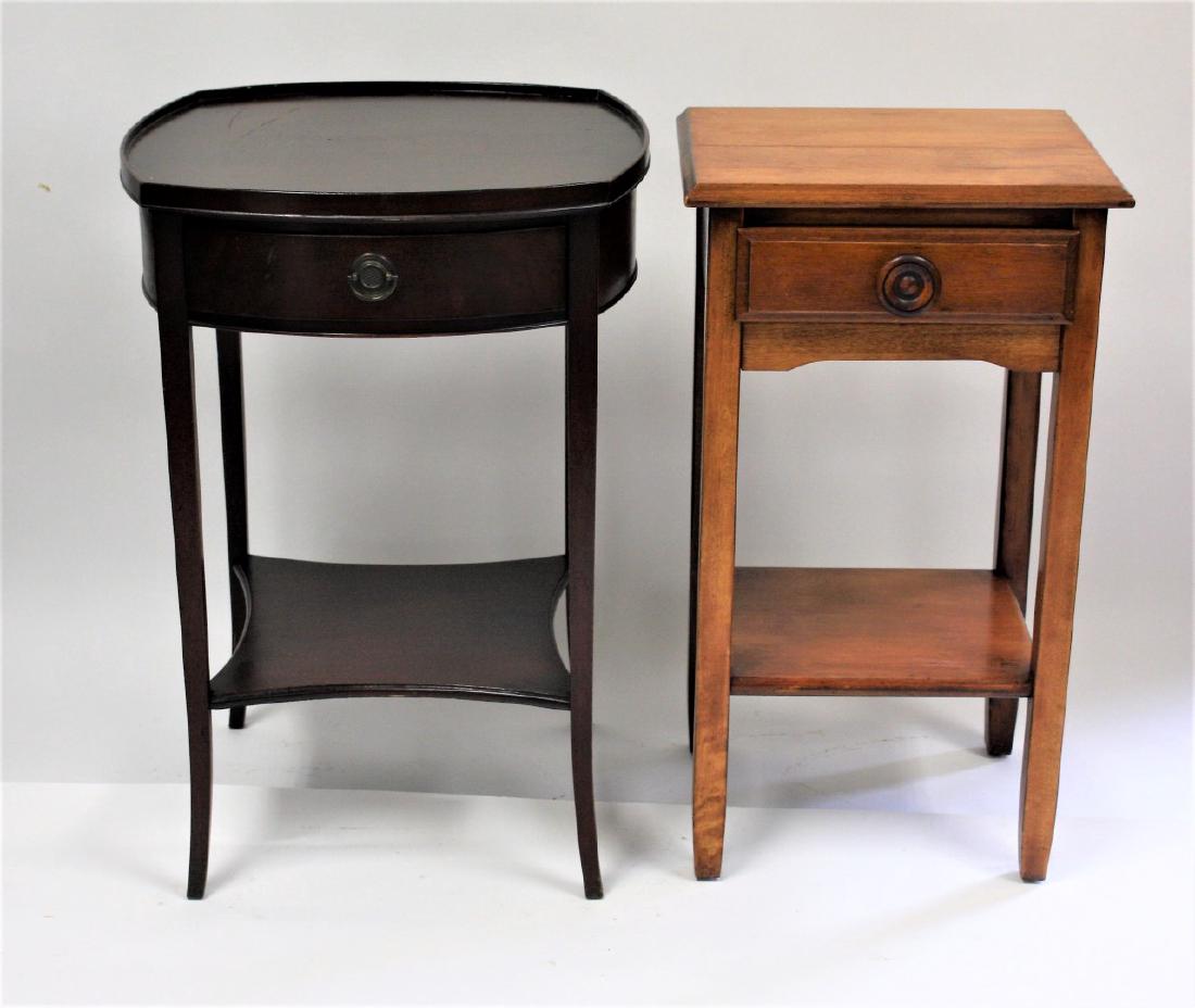 Two(2) Victorian Wood Stands (1 of 3)