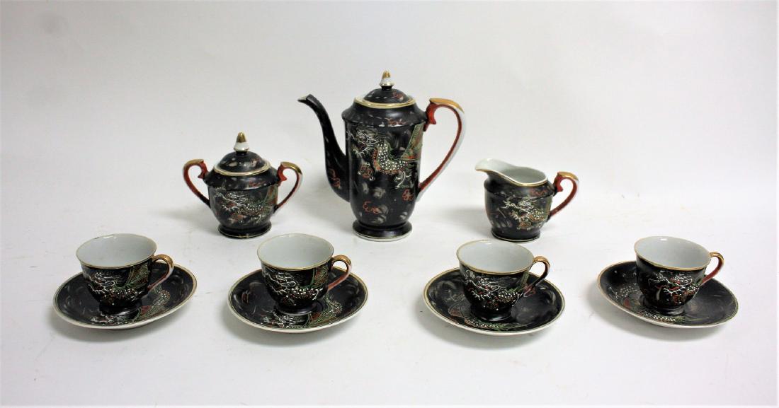 Seve(7) Piece Satsuma Porcelain Tea Set (1 of 6)