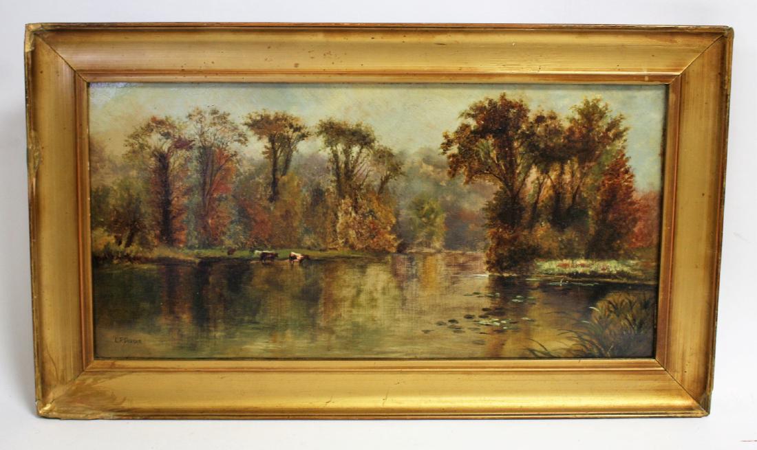 Louis P. Dessar; 19thC. American Oil Signed (1 of 8)