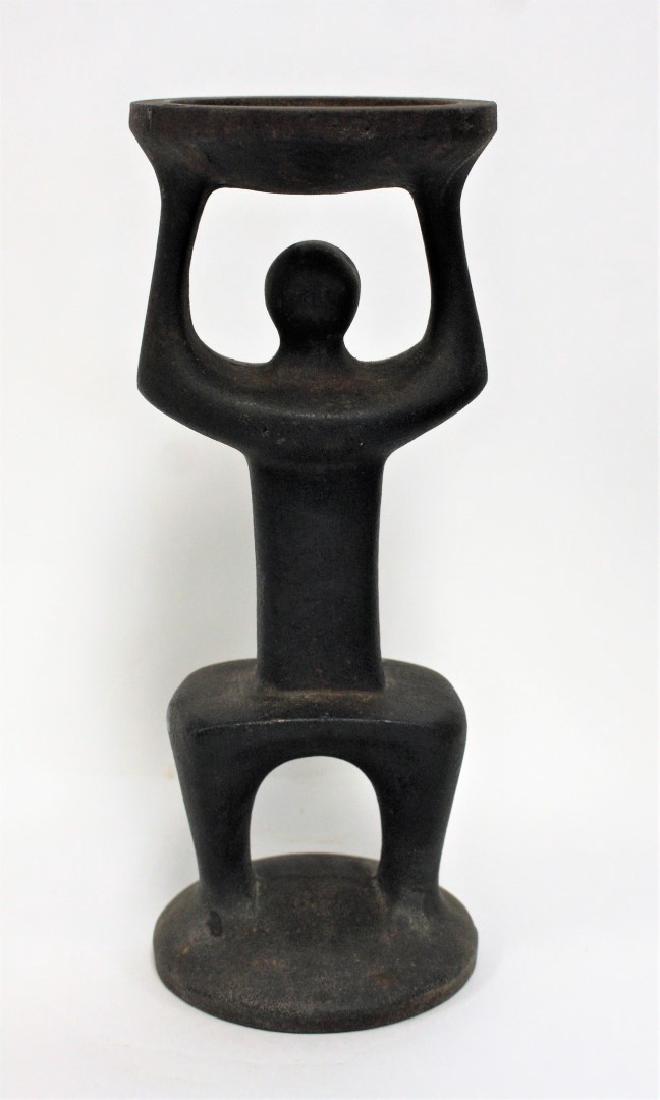 Unusual Cast Iron Modernist Figural Grouping (1 of 6)