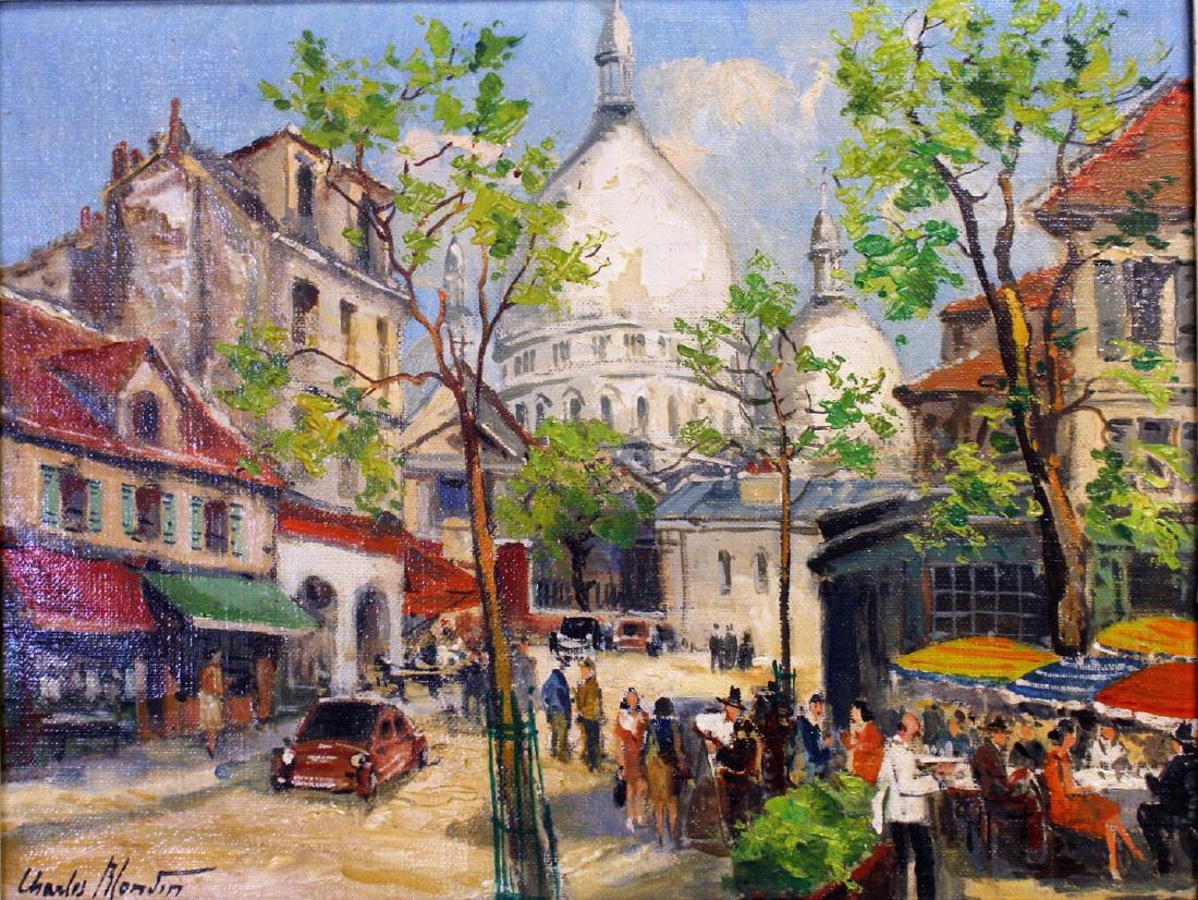 Charles Blondin; 20thC. French Oil - Paris Street (1 of 7)