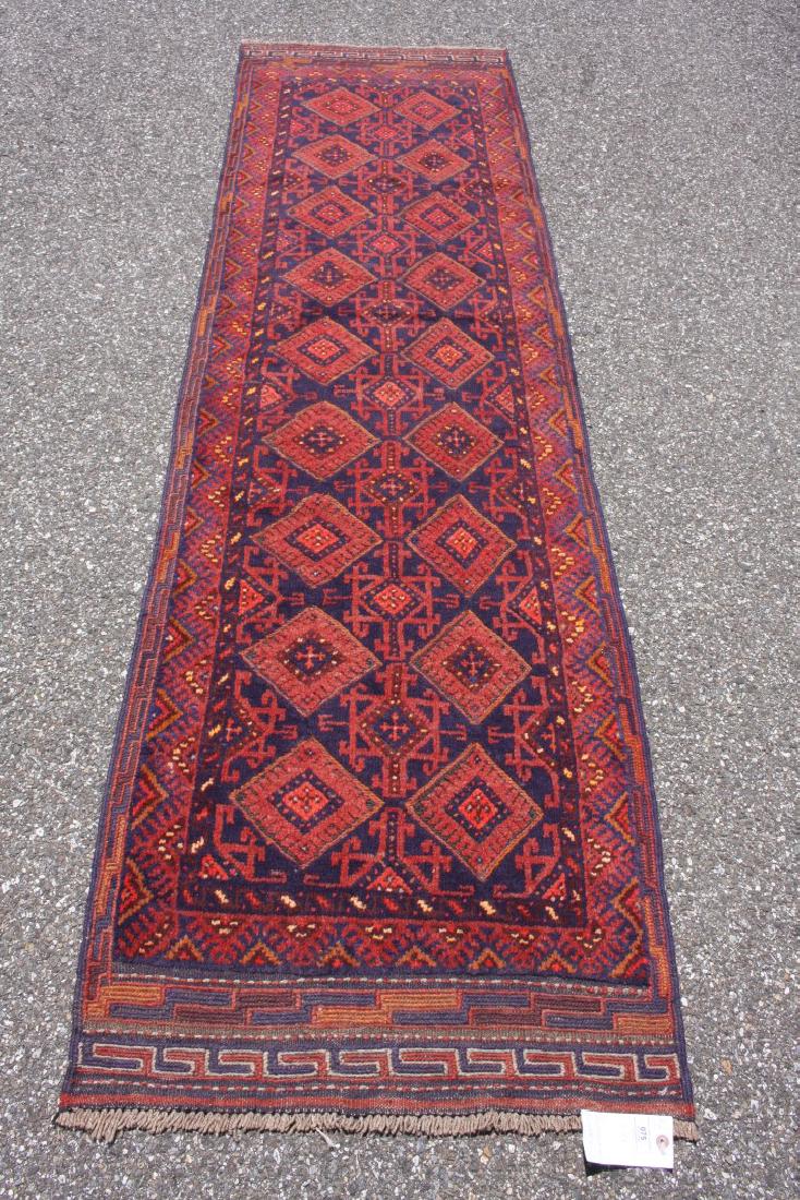 Ballouch Runner 2.5 x 8.10: handmade wool