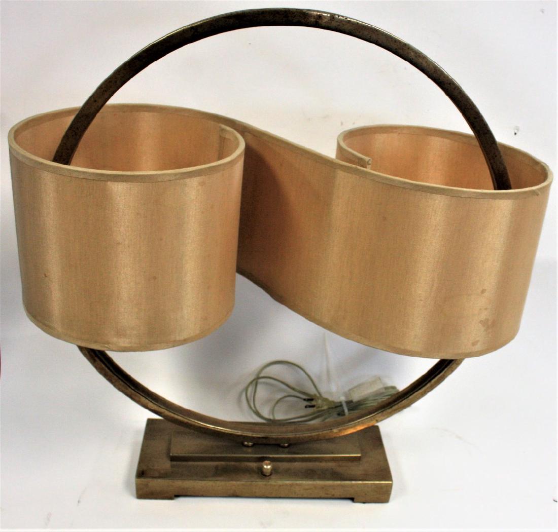 Unusual Art Moderne Double Arm Lamp (1 of 4)