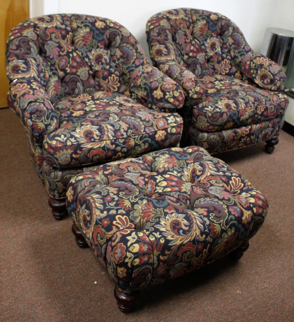 Pair of Contemporary Club Chairs (1 of 4)