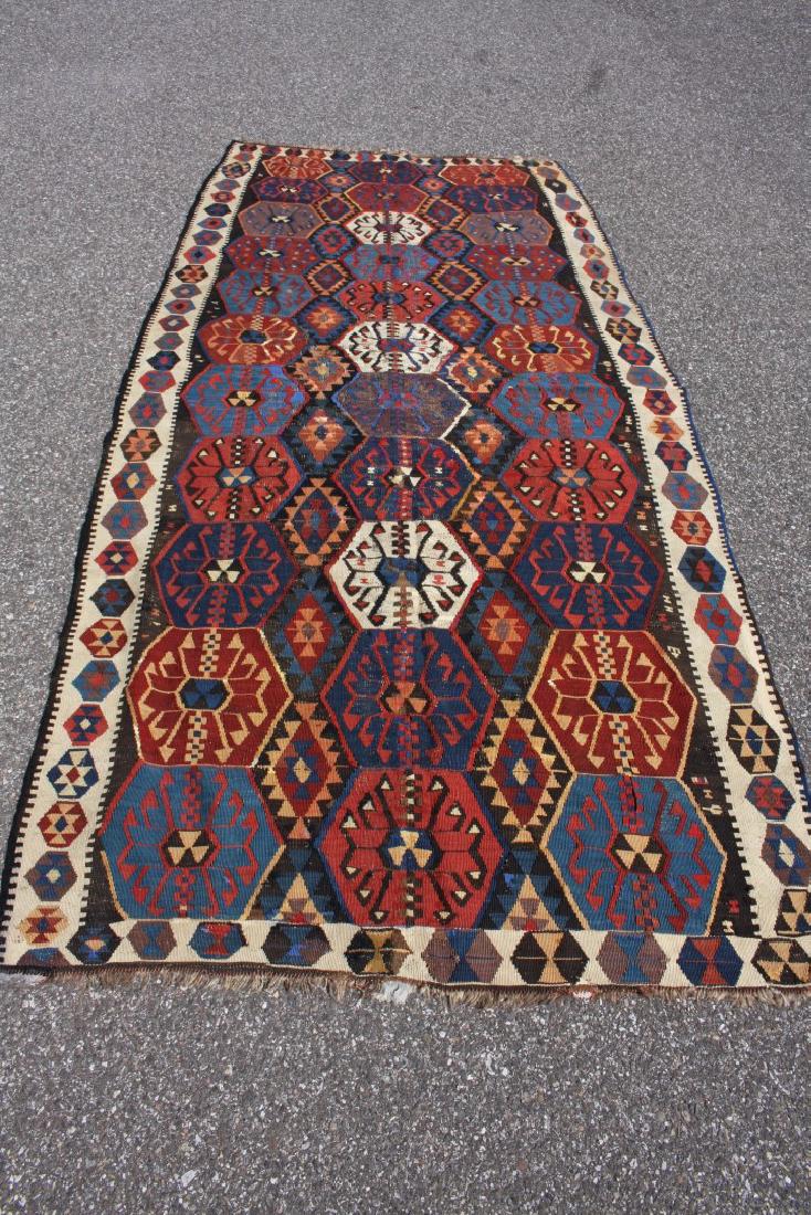 Antique Kilim Carpet 4.1 x 9.4 (1 of 5)