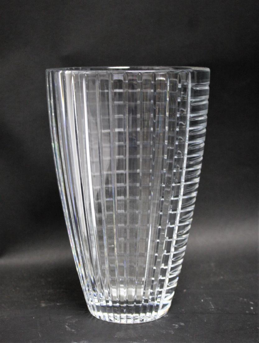 Mid Century Cut Crystal Vase (1 of 5)
