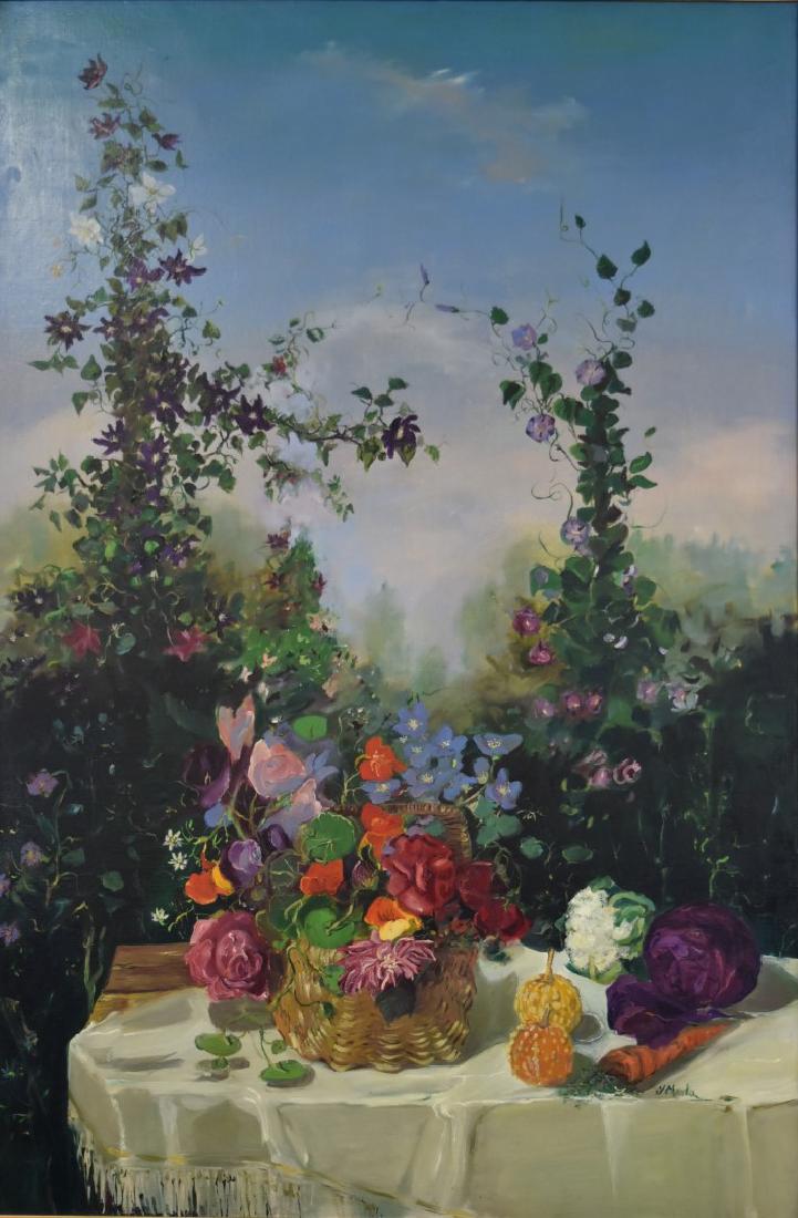 20thC. Continental School; Oil Still Life Signed (1 of 4)