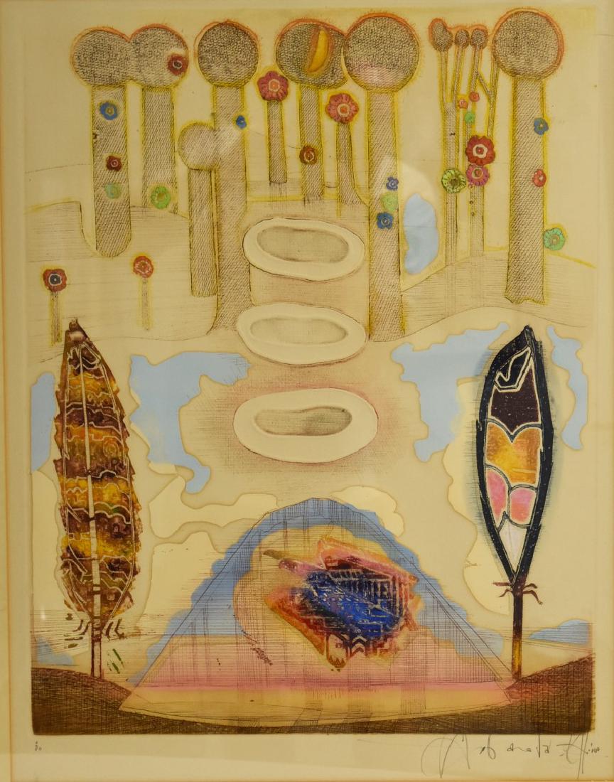 20thC. Modernist Etching and Aquatint Signed (1 of 6)