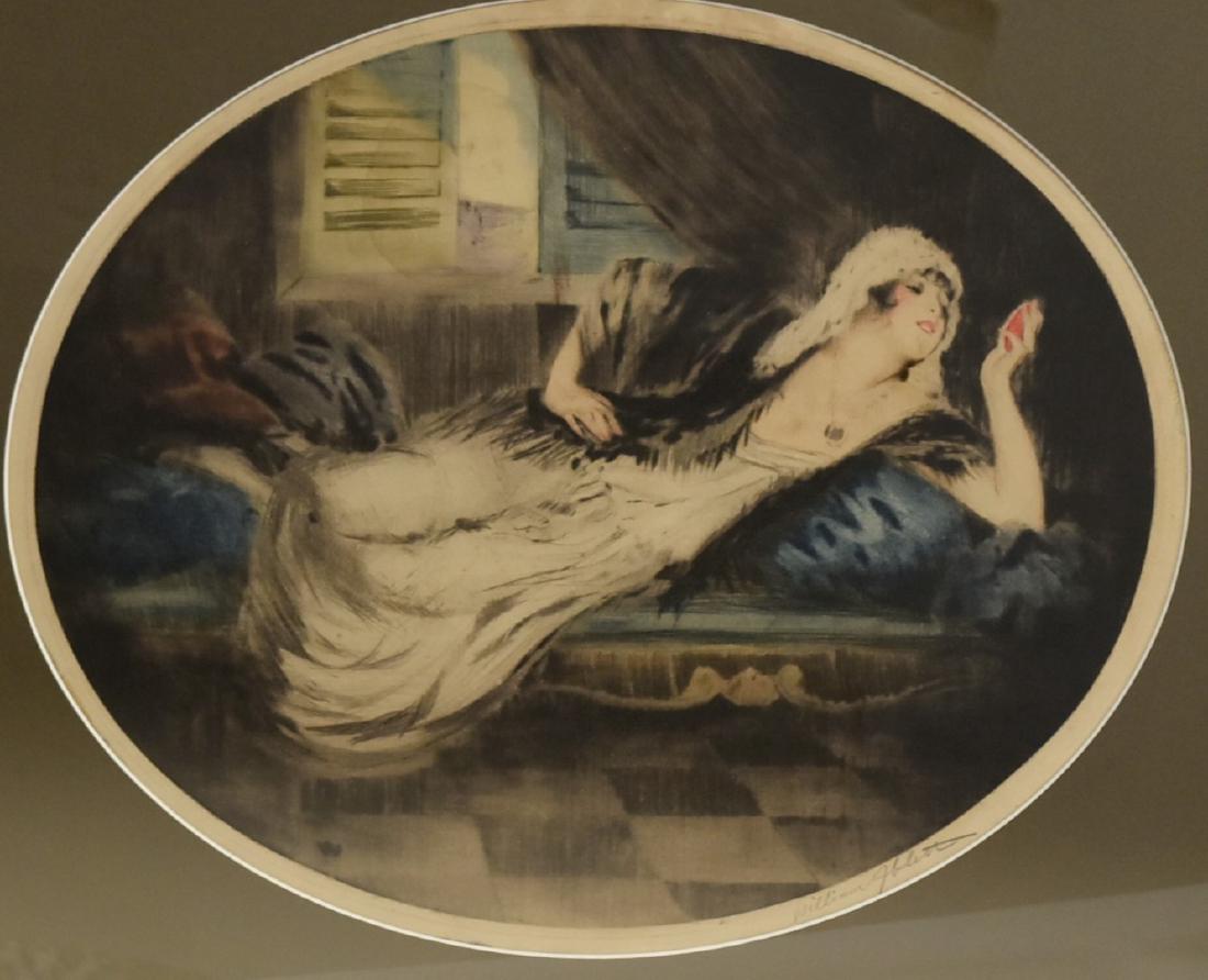 William Ablett; Art Deco Drypoint Etching Signed (1 of 4)