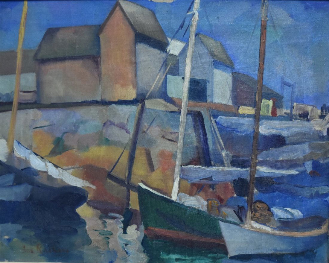 Joseph Raskin; 20thC. American Oil Painting Signed (1 of 5)