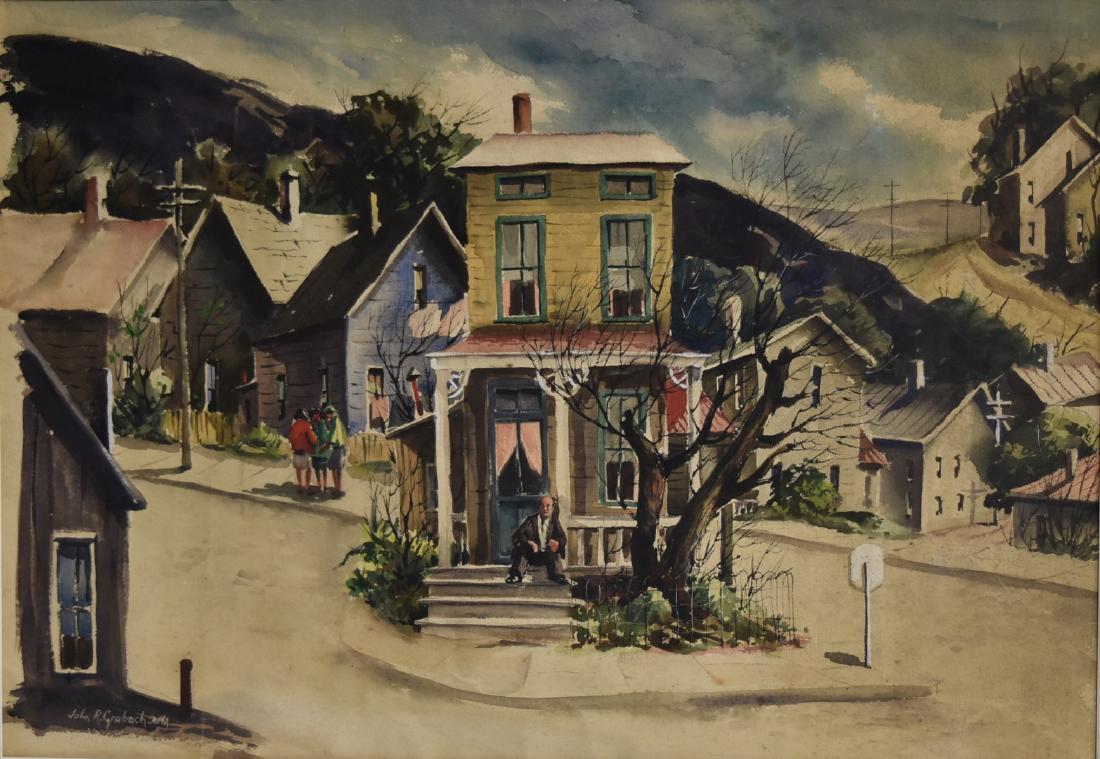 John R. Grabach; American Watercolor Signed (1 of 6)