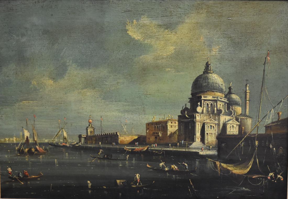Alfredo Ponga; Italian Oil Venetian Scene (1 of 5)