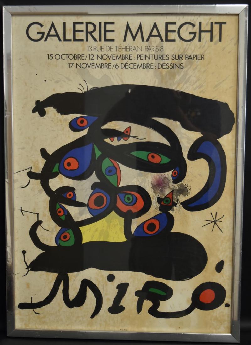 Vintage Galerie Maeght Joan Miro Poster (1 of 5)