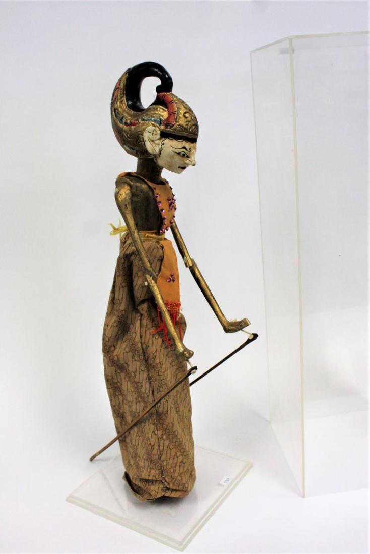 Tibetan Carved and Painted Articulated Marionette (1 of 4)