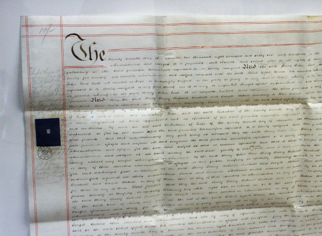 Framed English Indenture (1 of 4)