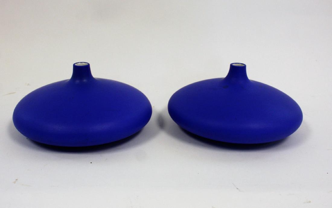 Pair of Mid Century Swiss Pottery Vases (1 of 5)