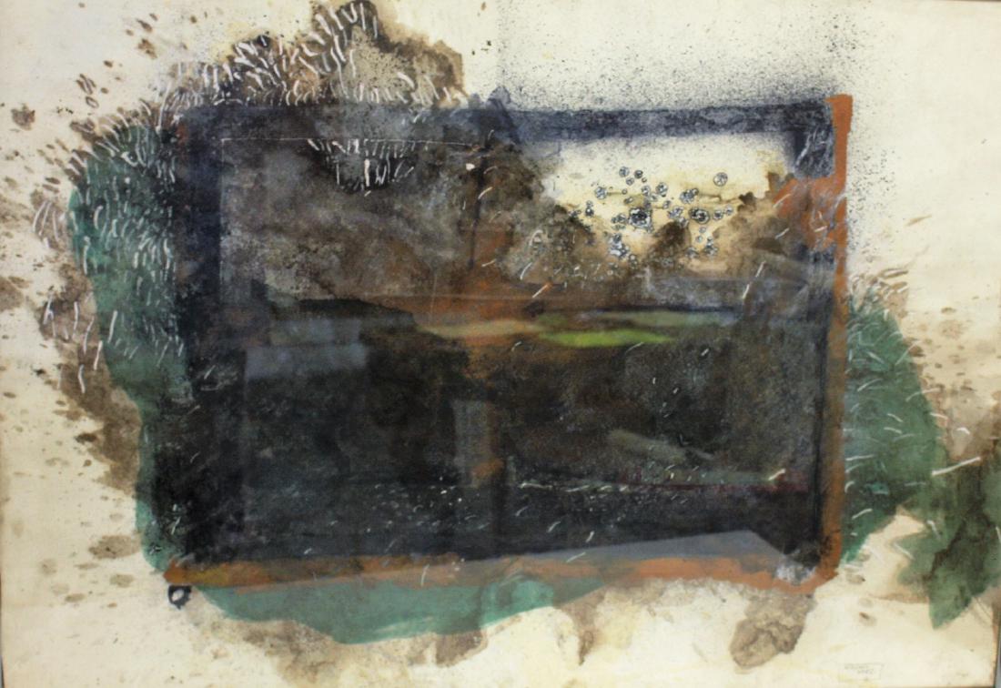 Klimo; 20thC. Modernist Watercolor Signed (1 of 5)