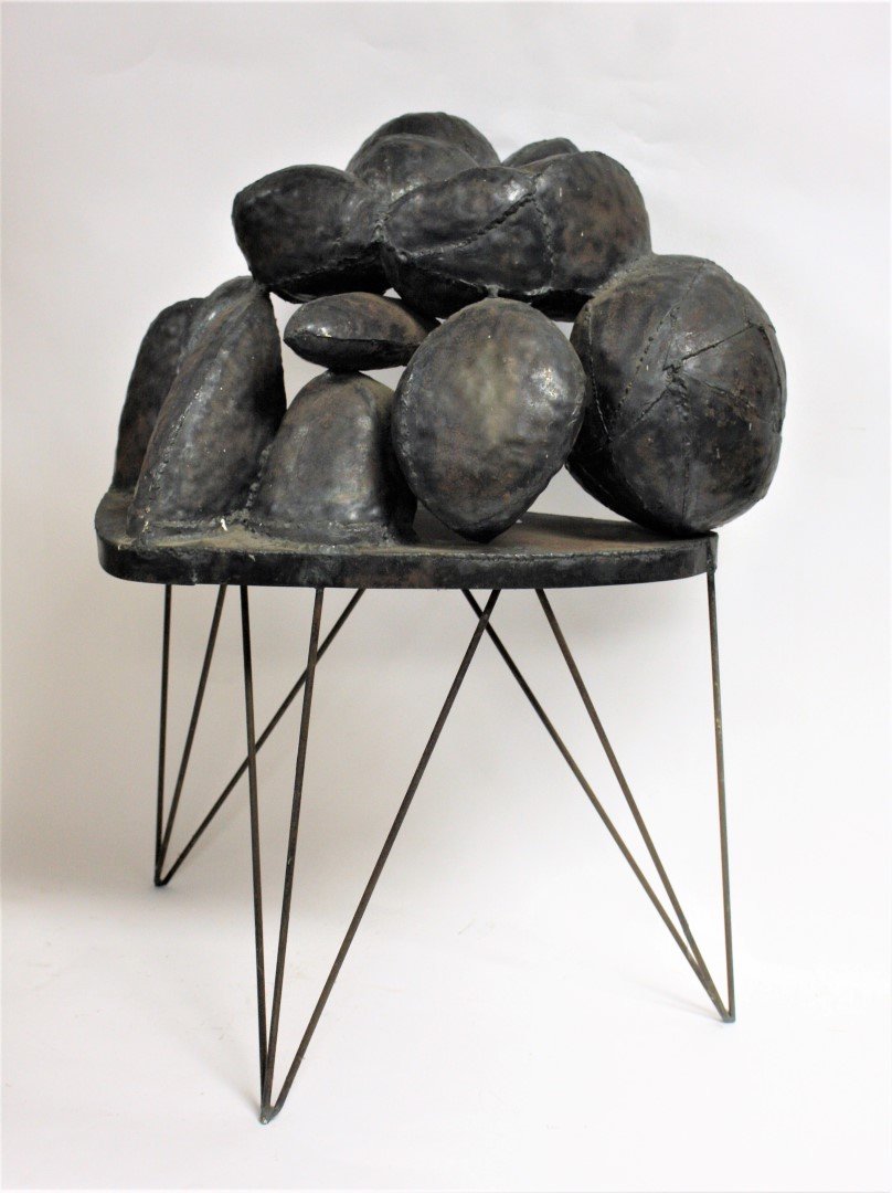 20thC. Modernist Welded Metal Sculpture Signed (1 of 7)
