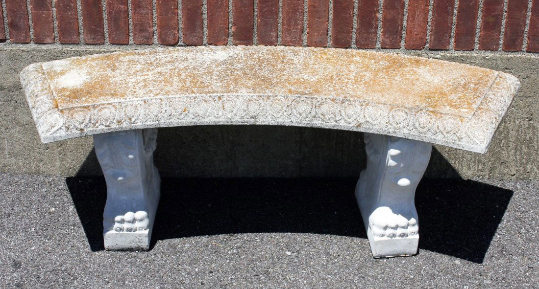 Concrete Garden Bench (1 of 3)