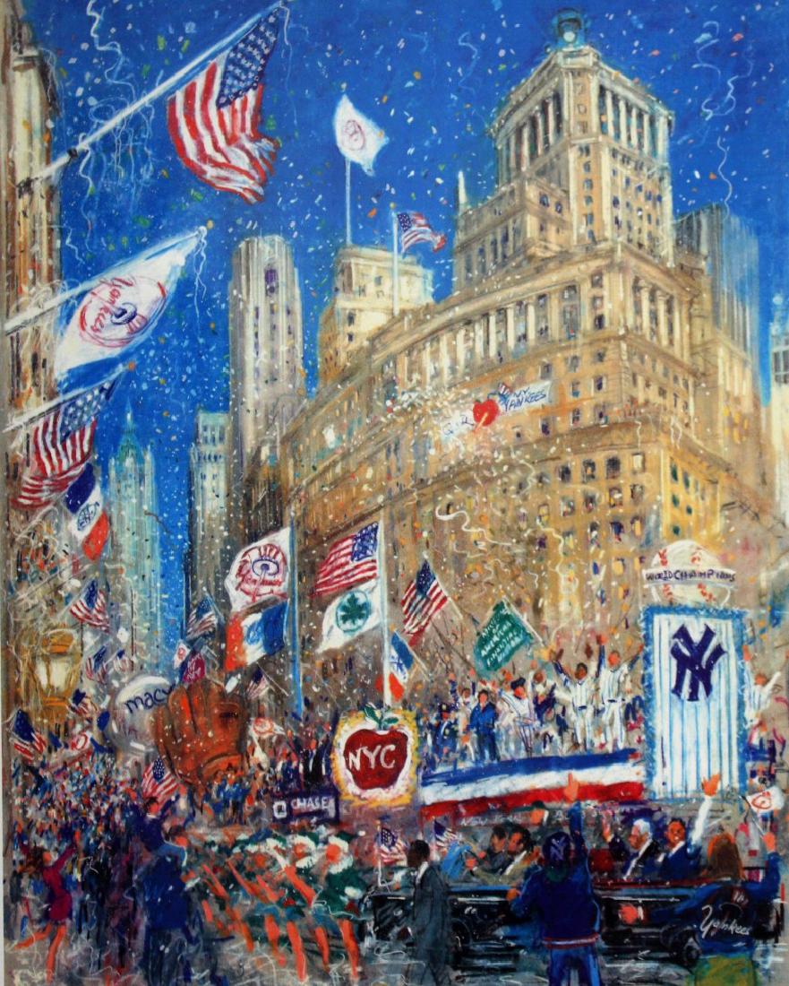 Kamil Kubik; NY Yankees 1996 Serigraph Signed (1 of 6)