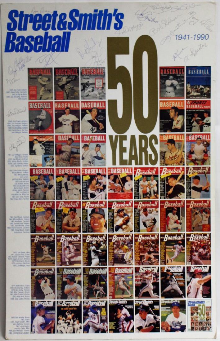 Street and Smith's Autographed Commemorative Poster (1 of 5)
