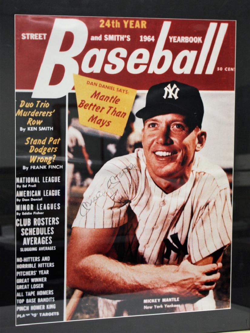 Mickey Mantle Autographed Poster (1 of 4)