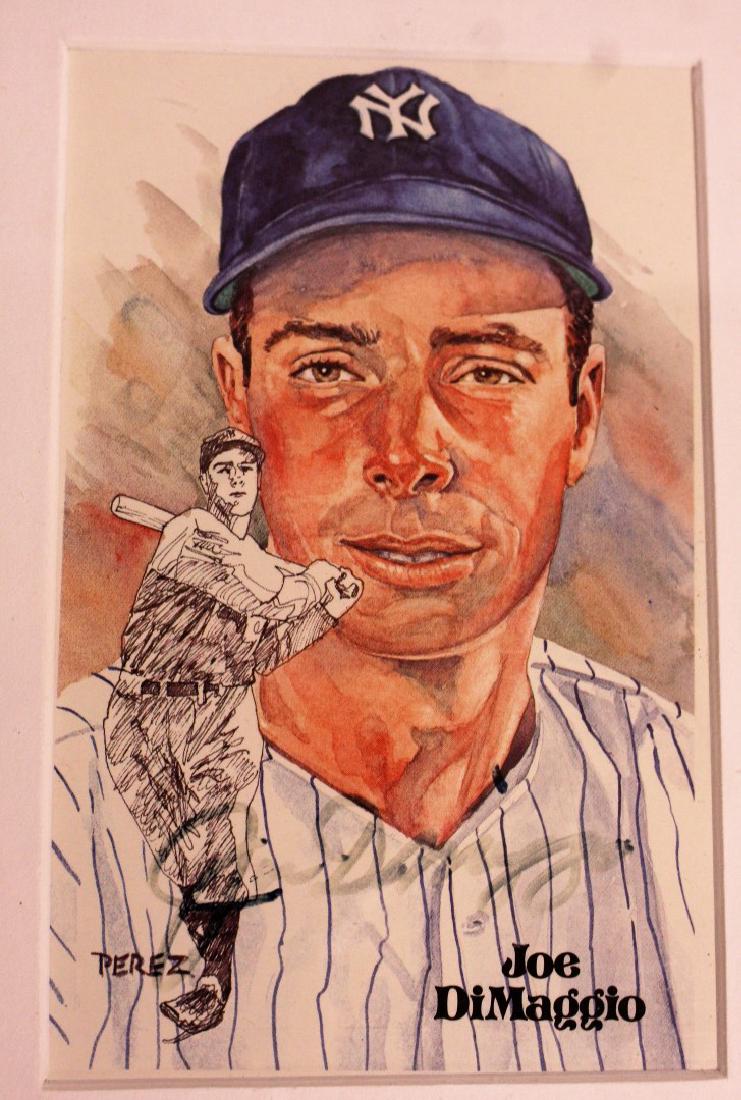 Joe DiMaggio Autographed Post Card (1 of 3)