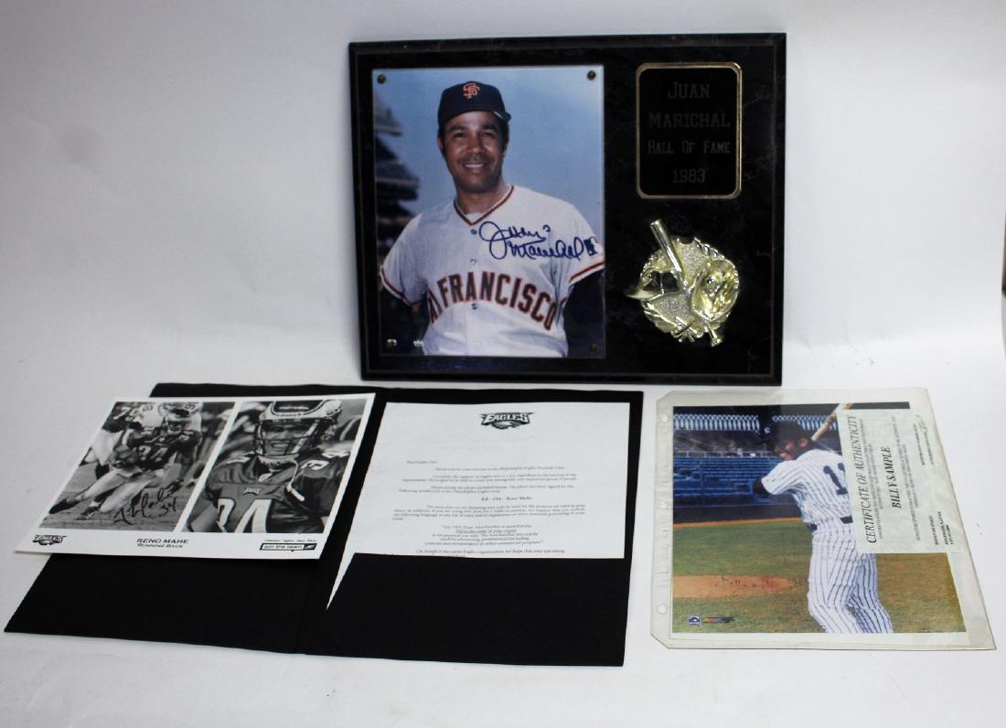 Three(3) Miscellaneous Autographed Items (1 of 4)