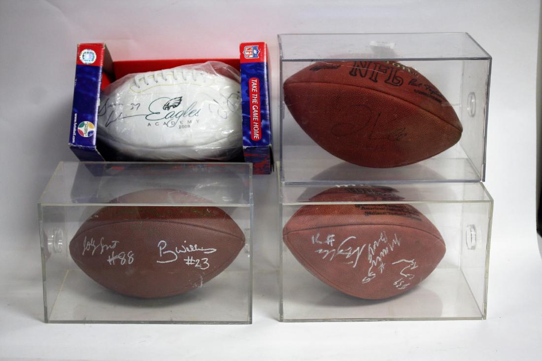 Four(4) Autographed Footballs (1 of 5)