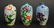 Three(3) Japanese Cloisonne Cabinet Vases