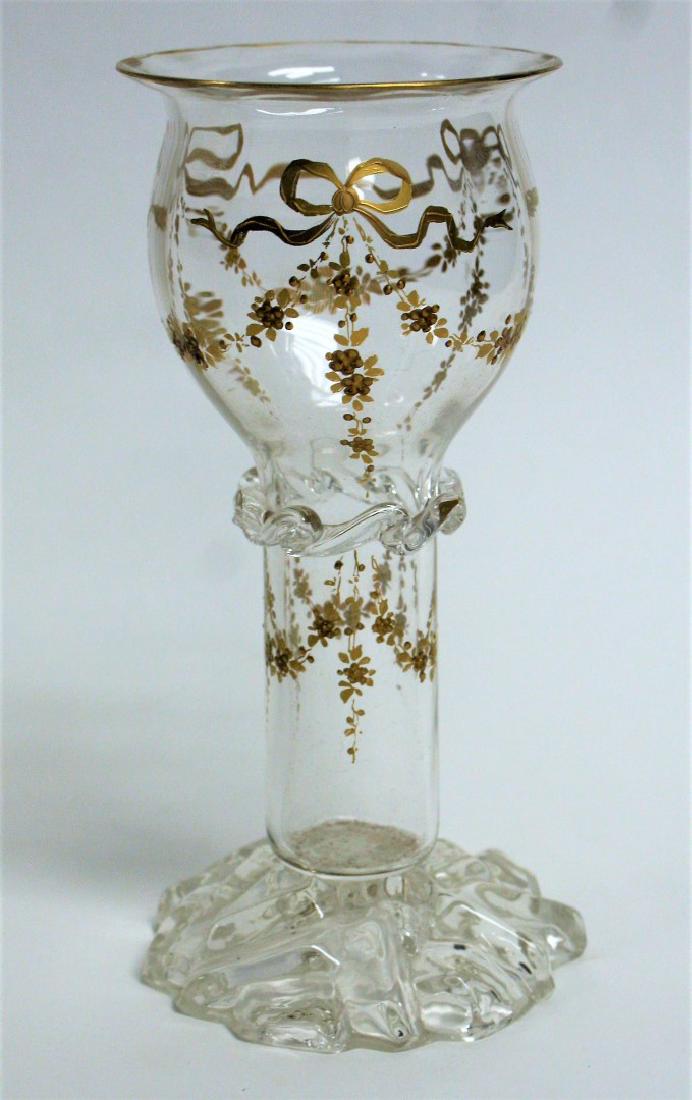 Continental Enameled Glass Chalice (1 of 5)
