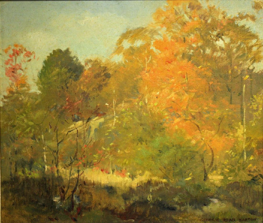 George Read Barton; 20thC. American Oil Signed (1 of 4)